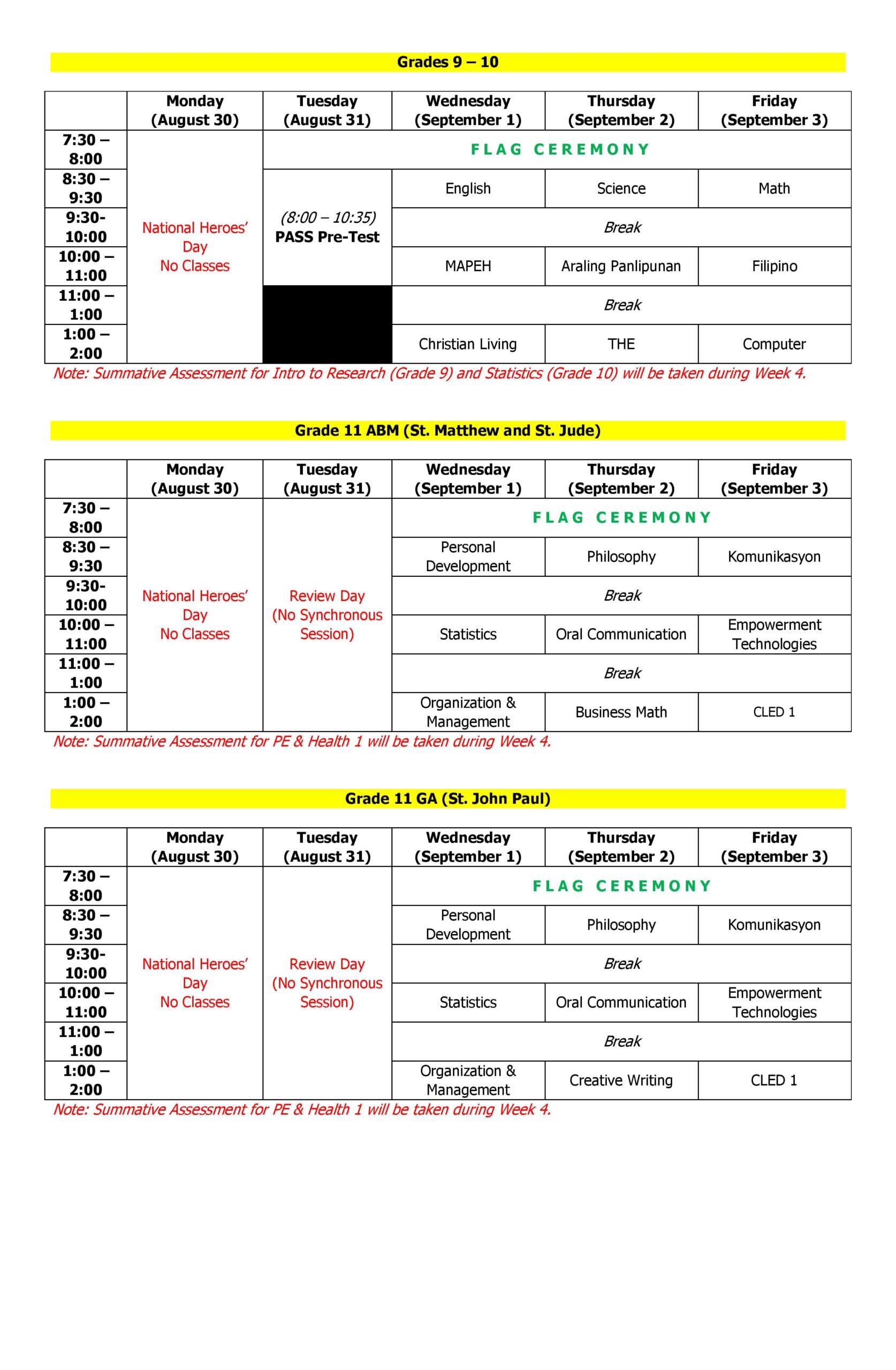 schedule-of-first-summative-assessment-first-quarter-school-year-2021-2022-san-jose-academy